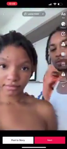 Sex tape featuring Halle Bailey
